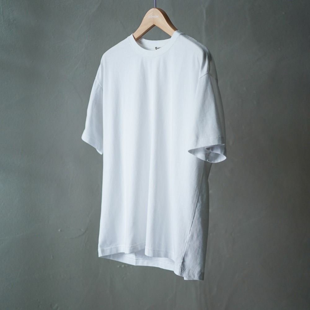 MIDDLEWEGHIT COTTON CASHMERE TEE (White)