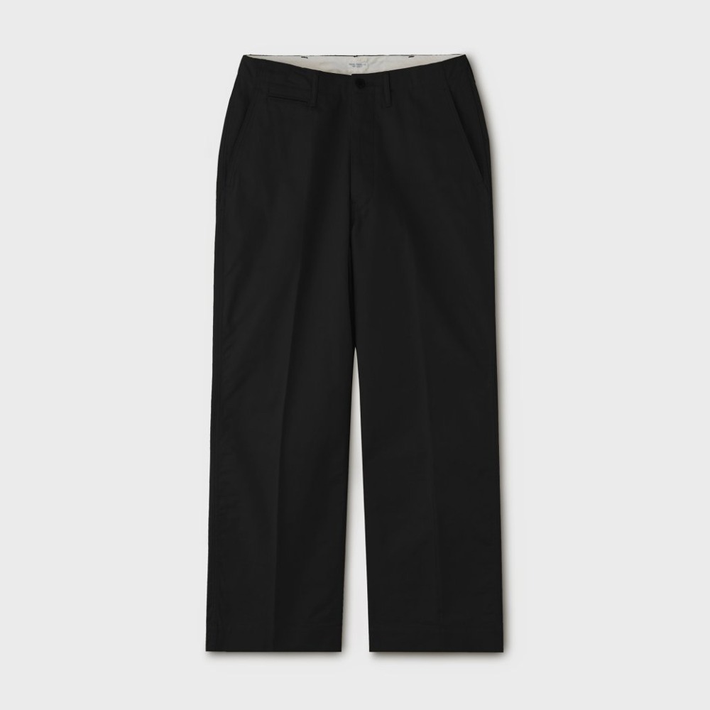 OFFICER TROUSERS(WIDE) Ink Black
