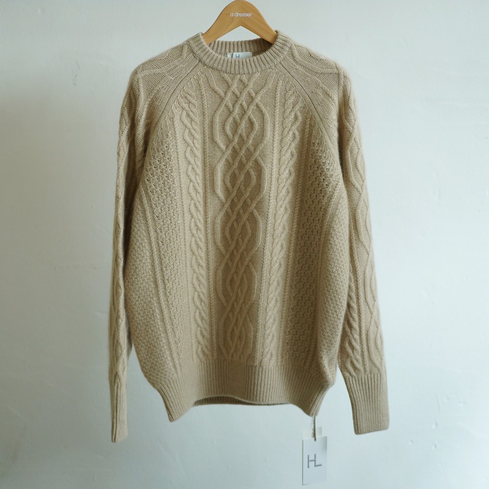 Goldencash Cable Pullover (Natural)