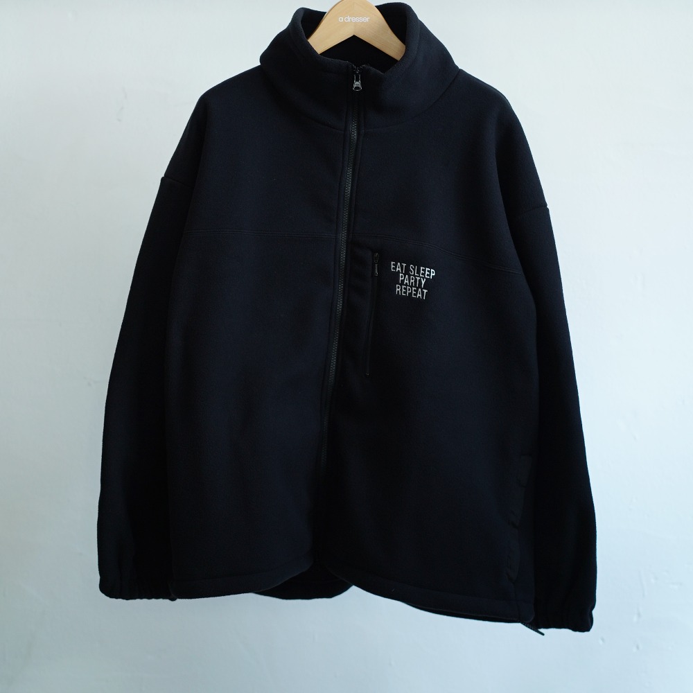 Music Zip Fleece Jacket (Black)