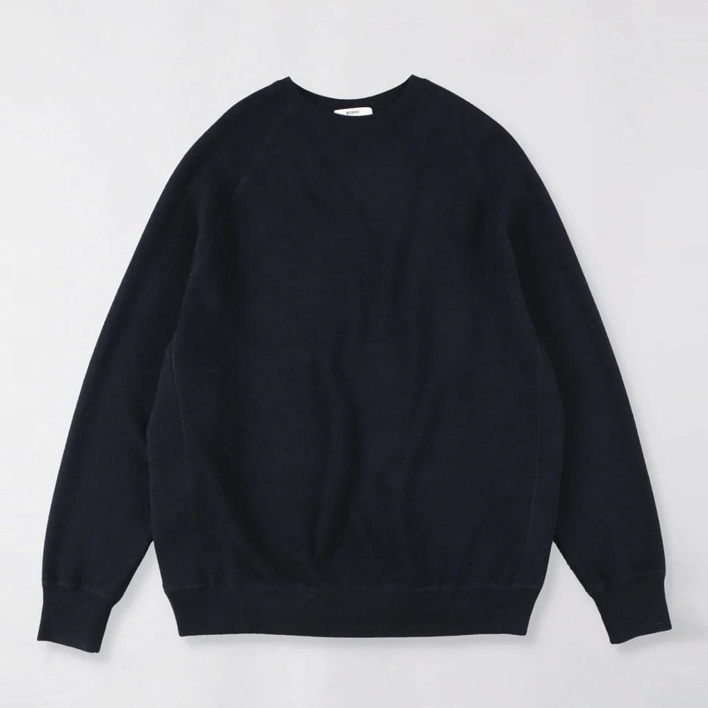 MIDDLEWEIGHT CASHMERE CREW KNIT (Navy)
