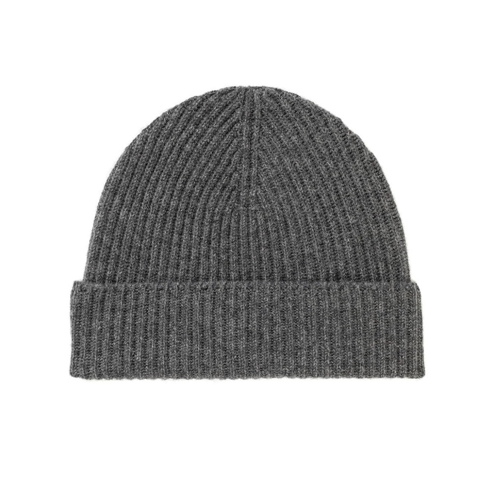 Cashmere Knitted Beanie (Grey)